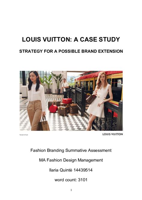 louis vuitton research|louis vuitton case study.